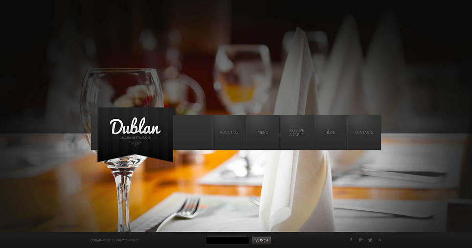 Cafe and Restaurant Flash CMS Template New Screenshots BIG