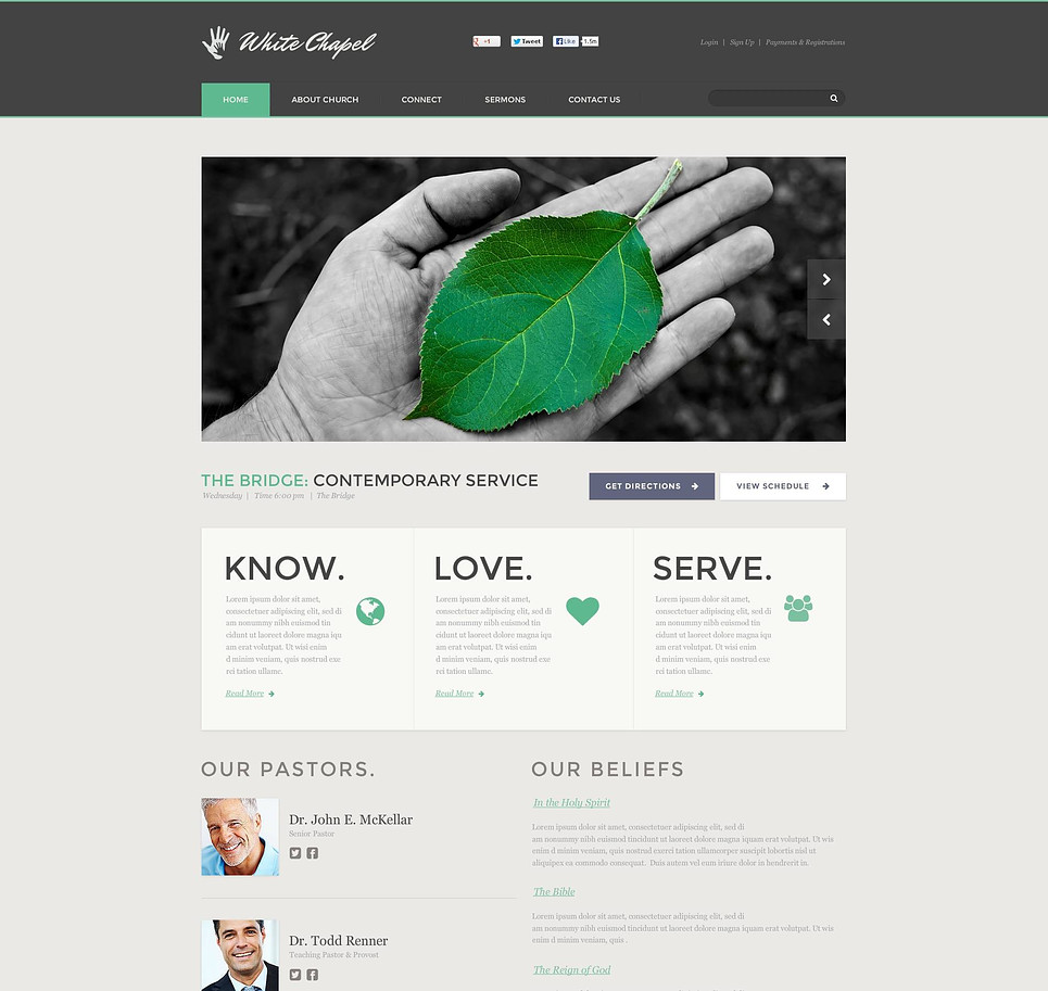 Charity Flash CMS Template New Screenshots BIG