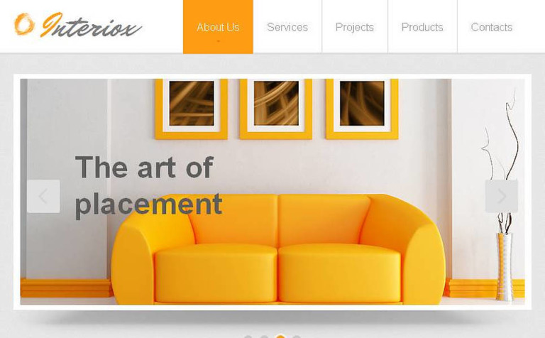 Interior Design Facebook HTML CMS Template #46615 Interior Design Facebook HTML CMS Template #46615