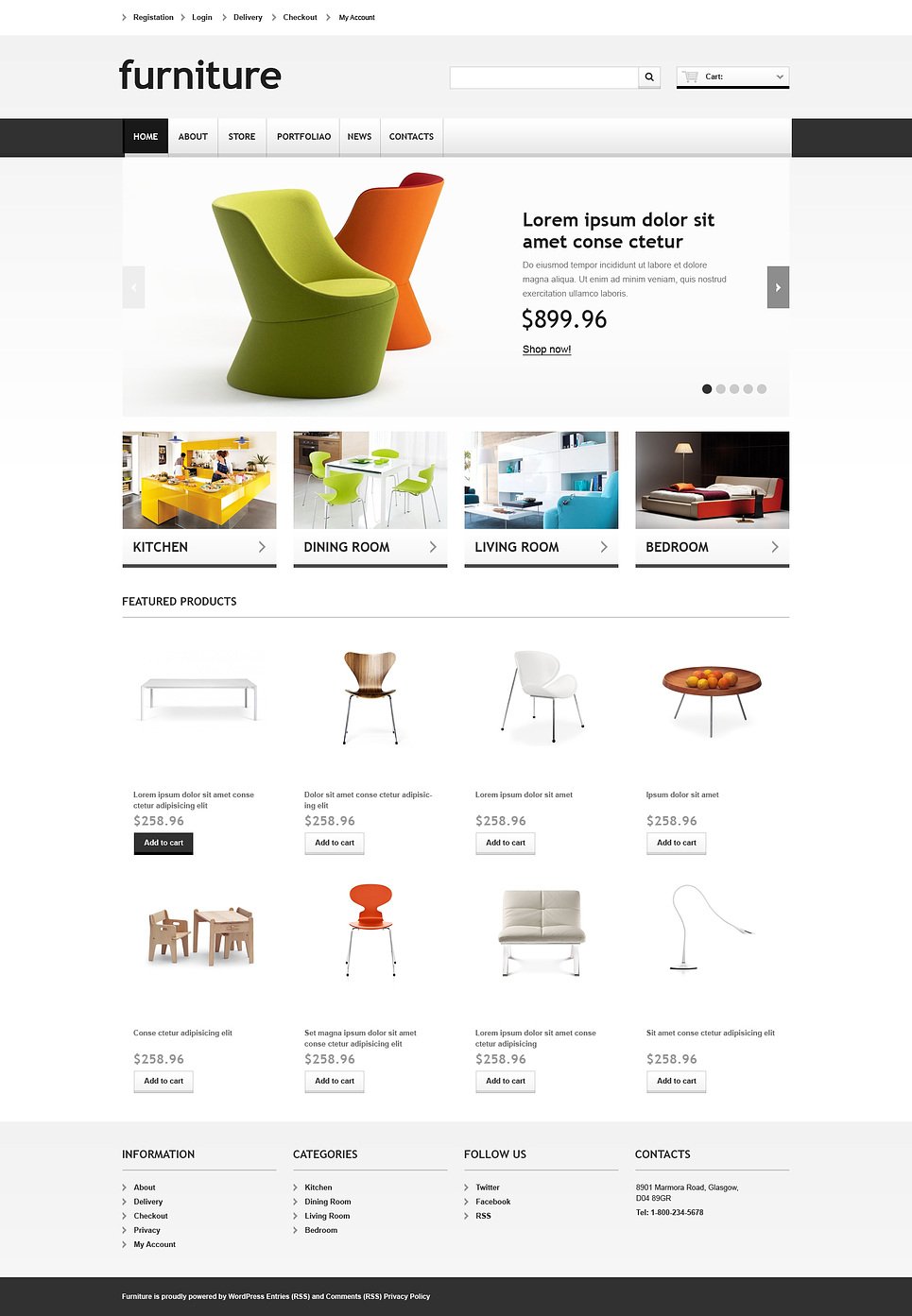 Responsive Furniture Store WooCommerce Theme New Screenshots BIG