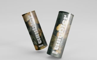 Tumbler Drinking Jar Mockup 09