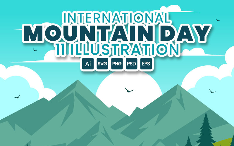 11 International Mountain Day Illustration