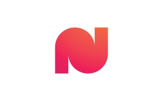 letter N logo design template 11