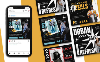 Urban Style Sale Instagram Post Template