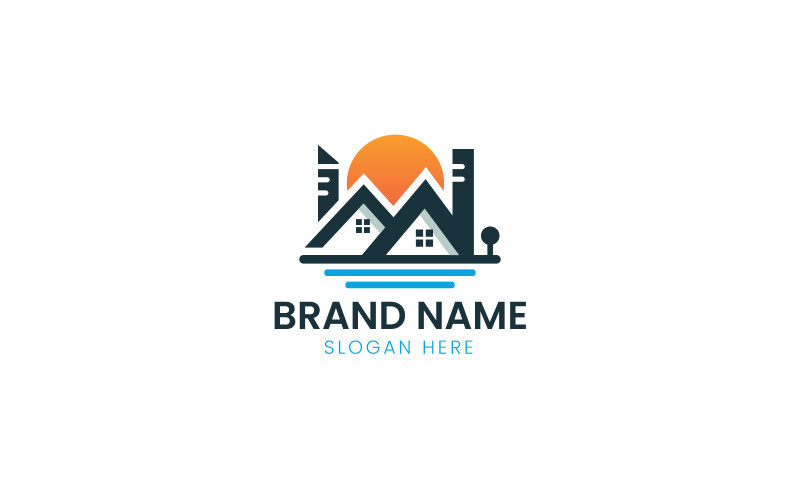 Real estate Home logo-11-504 Logo Template