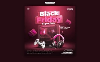 Black Friday Social Media Post Template