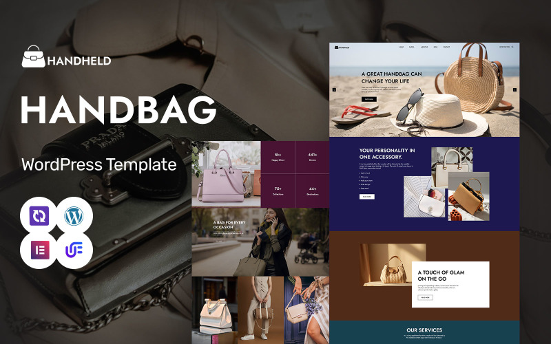 Handheld - Handbag And Fashion Accessories WordPress Elementor Theme WordPress Theme