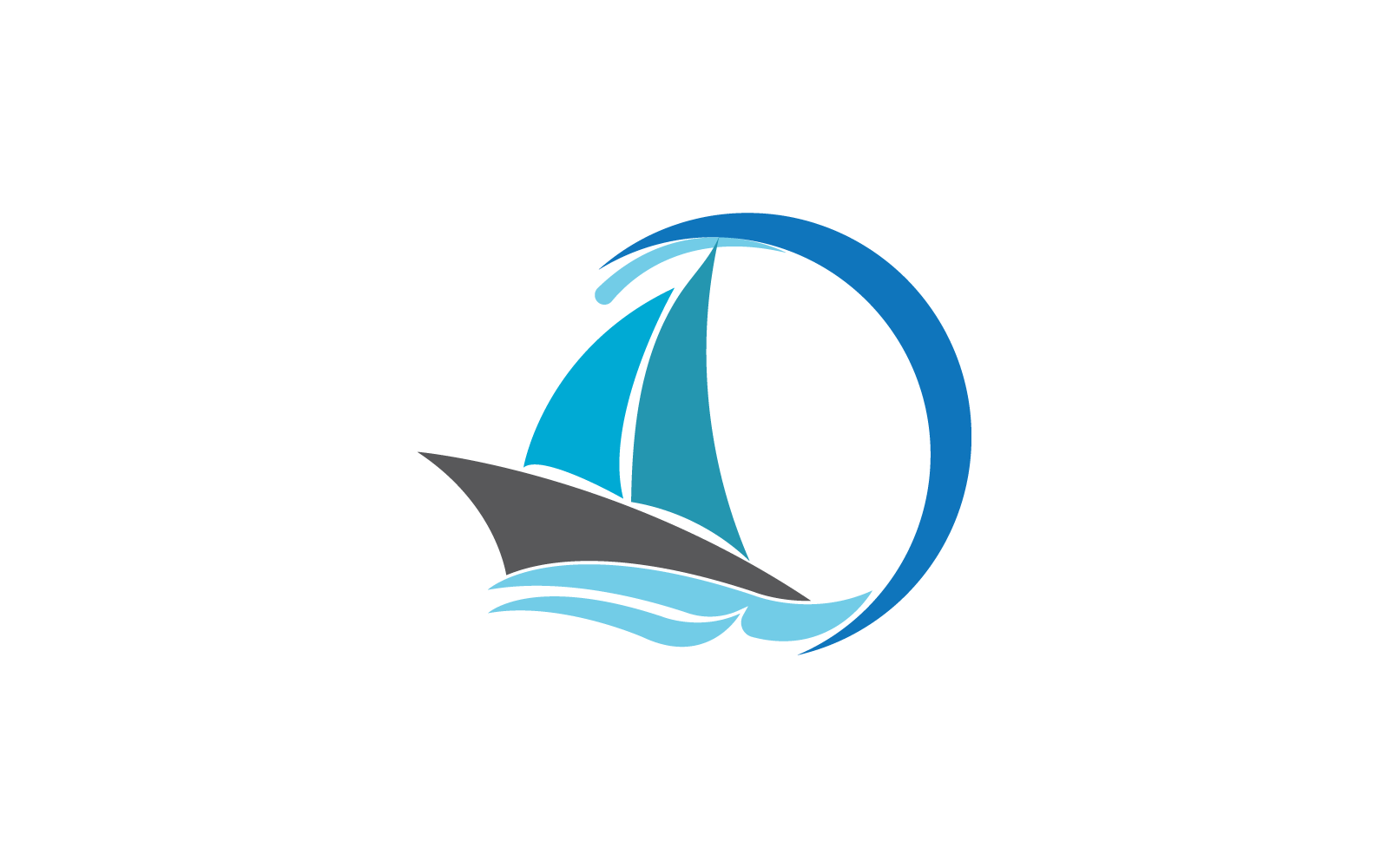 Boot logo ontwerp illustratie vector