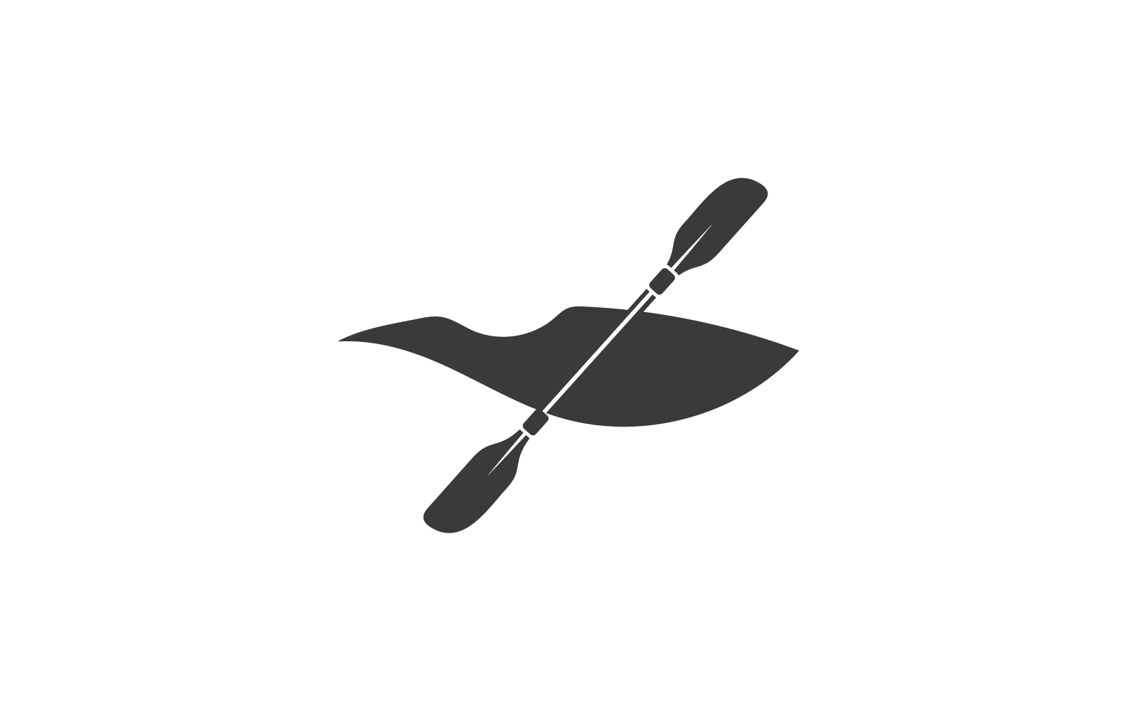 Canoe design icon vector illustration template