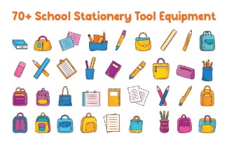 70+ School Stationery Tool Equipment