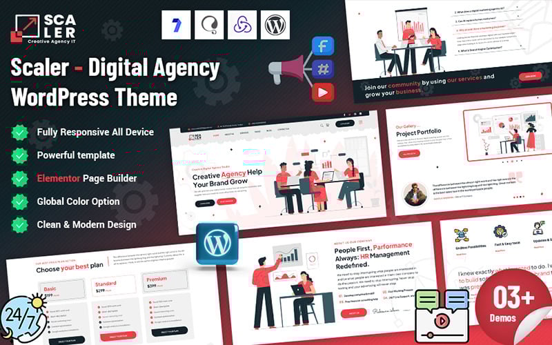 Scaler - Digital Agency WordPress Theme