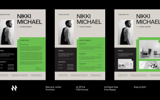 Simple Modern CV Resume Template
