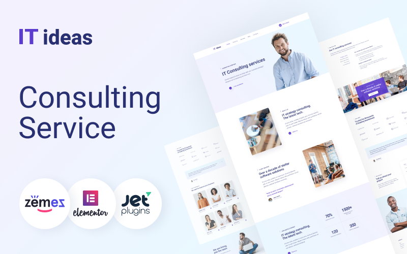 ITIdeas - Consulting Website Template for WordPress Theme