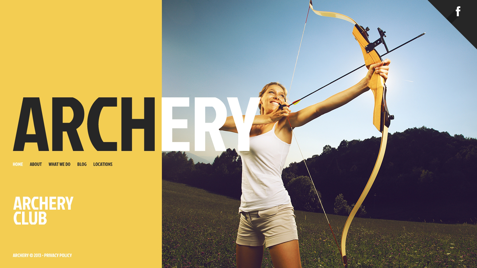 Archery site Template 46714