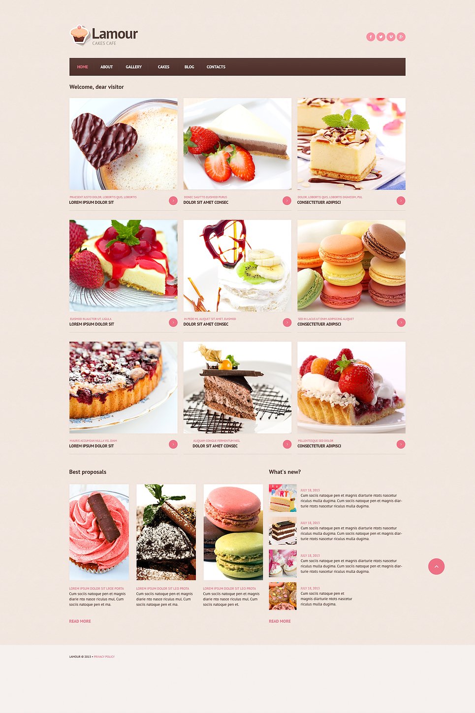 Cafe Responsive Joomla Template New Screenshots BIG