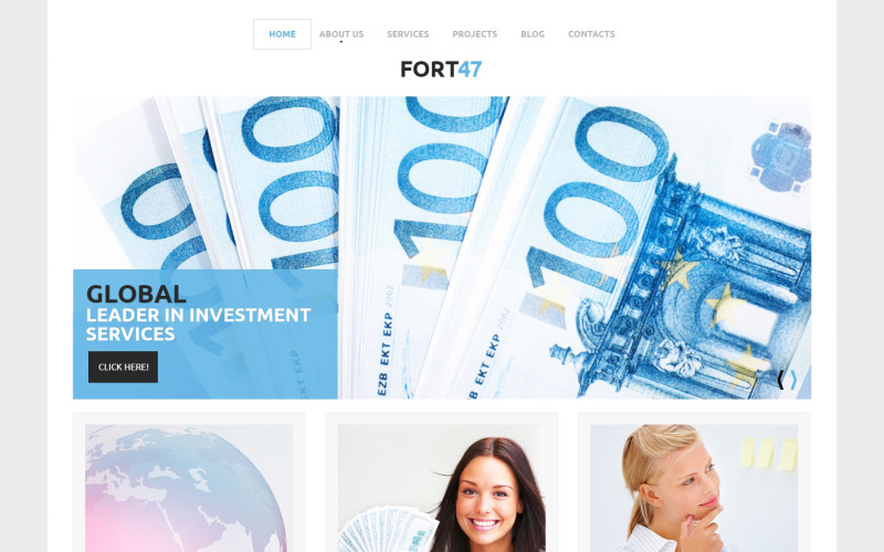 Investment Business WordPress Theme