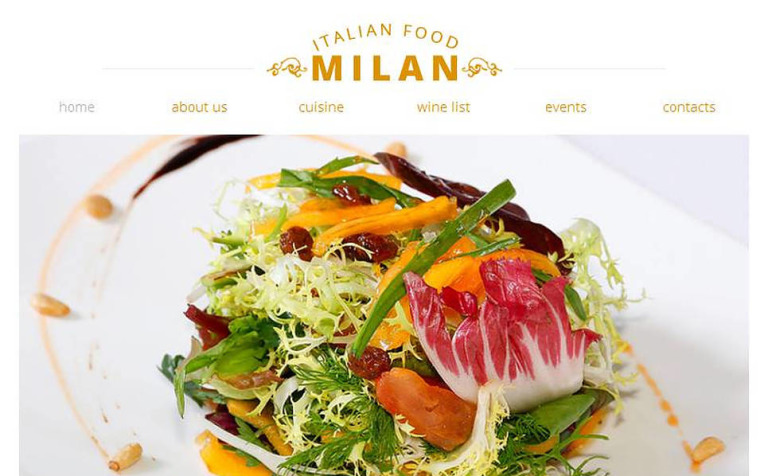 Italian Restaurant Premium Facebook HTML CMS Template Big Screenshot Italian Restaurant Facebook HTML CMS Template New Screenshots BIG