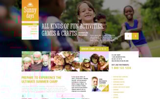 Summer Camp Responsive WordPress Theme