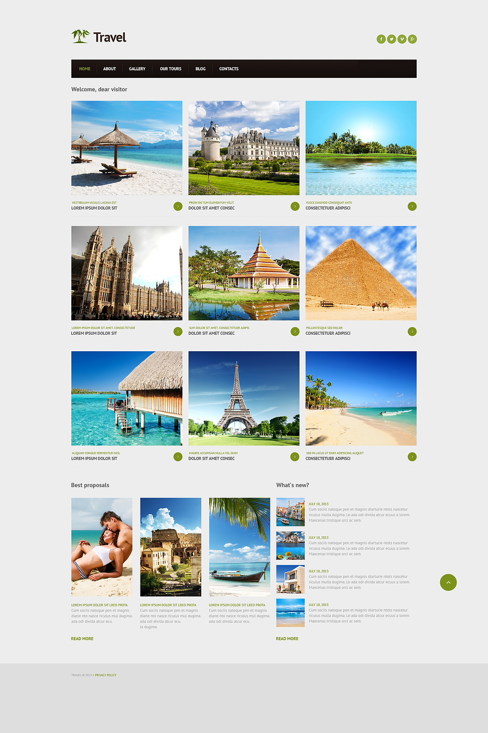Travel Agency Responsive Joomla Template New Screenshots BIG