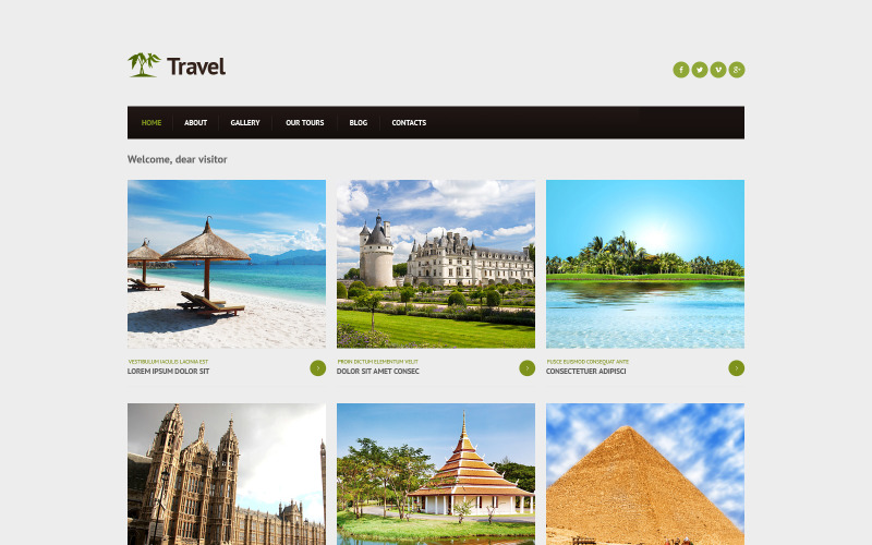 Travel Agency Responsive Joomla Template