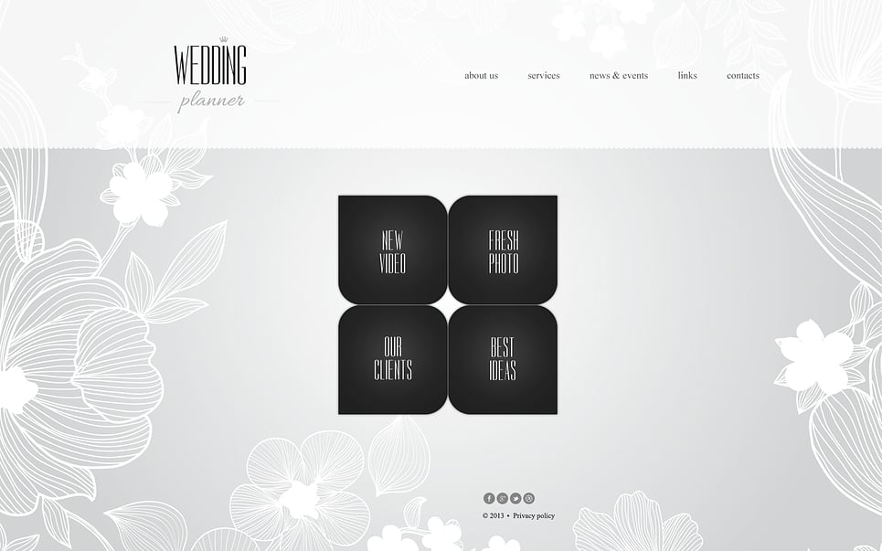 Wedding Planner Website Template New Screenshots BIG