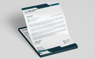 Elegant and Professional Letterhead Template for Business Branding