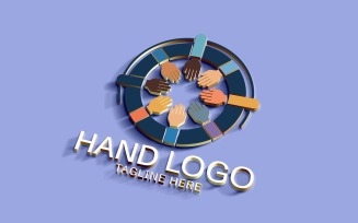 Creative And Hand Minimalist Logo Design