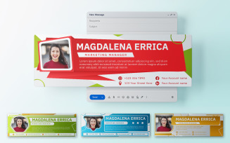 Gradient Memphis Email Signature