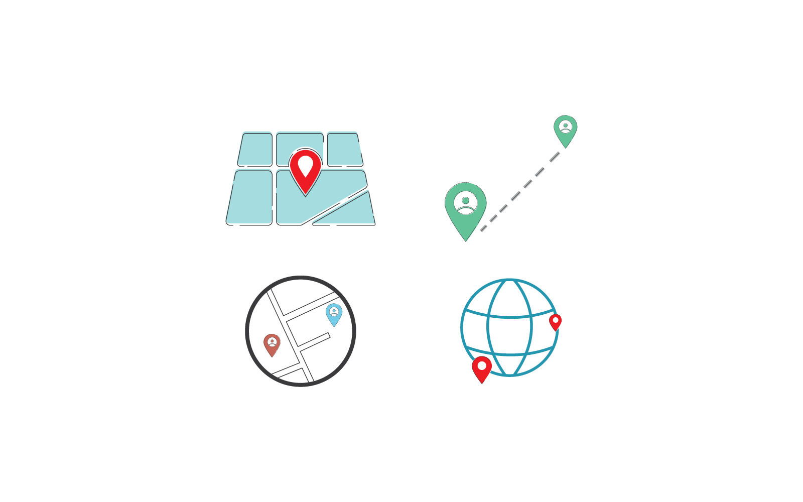 Location icon vector illustration template