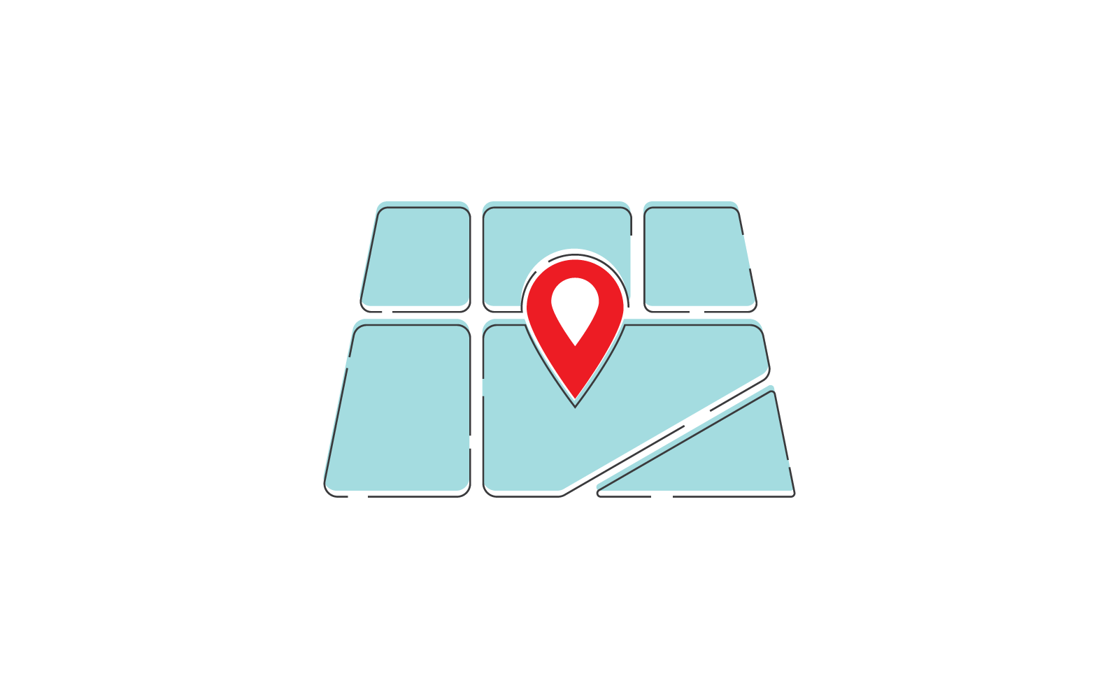 Plantilla de vector de icono de ilustración de ubicación