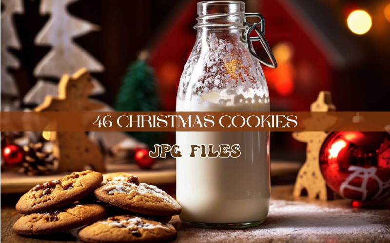 Christmas and New Year cake with decoration Illustration