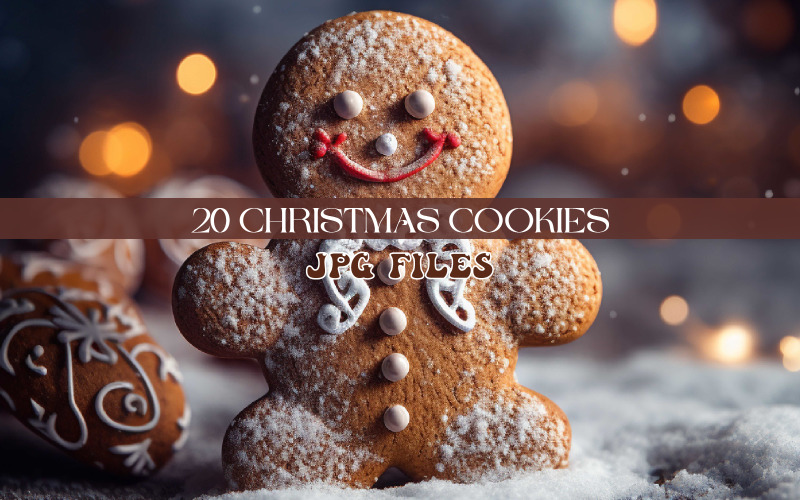 Christmas and New Year Cookies Illustration