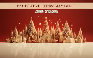 Creative Christmas and New Year Concept