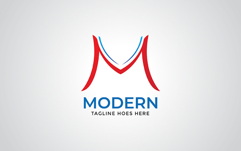 Minimalist M Logo Design Template Logo Template