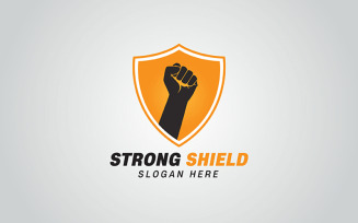 Strong Shield Logo Template