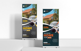 Template for a Corporate Roll Up Banner