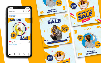 Fashion Sale Instagram Post Template 456