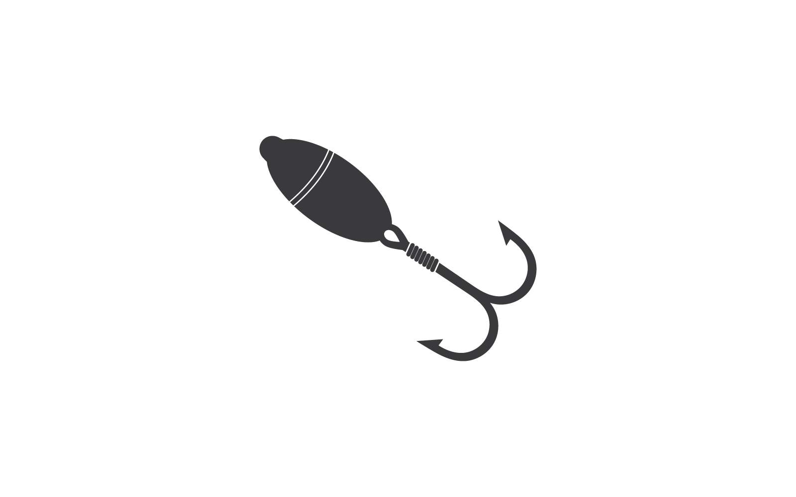 Lure design illustration vector icon