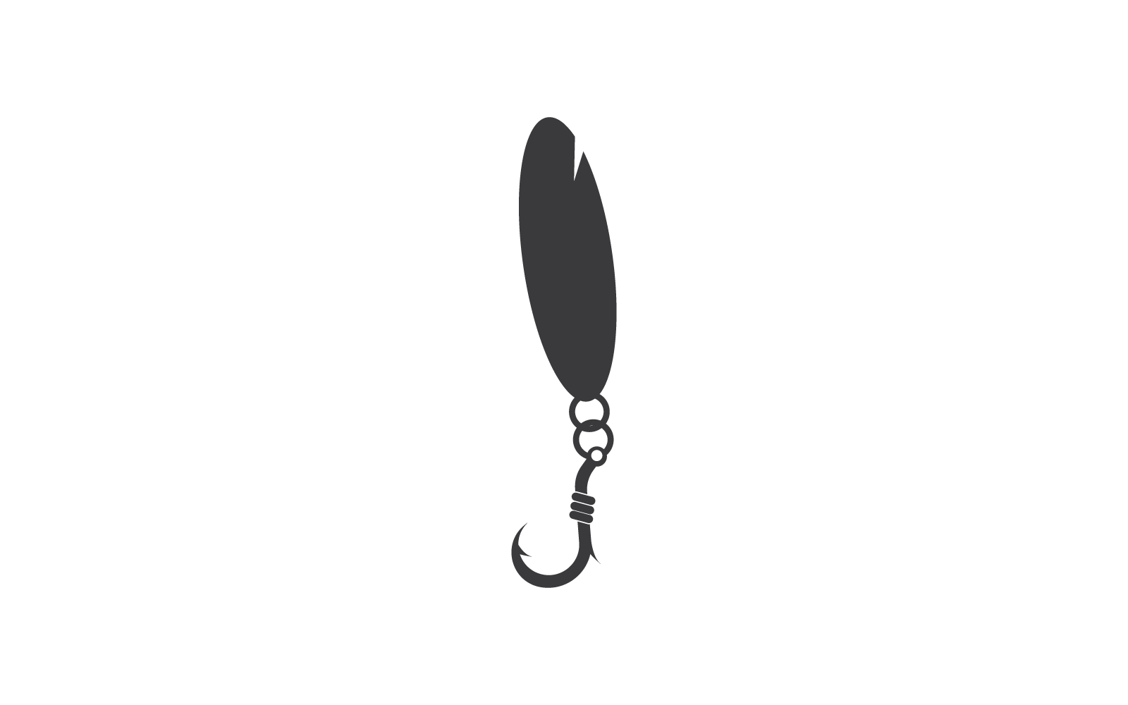 Lure design template illustration icon vector