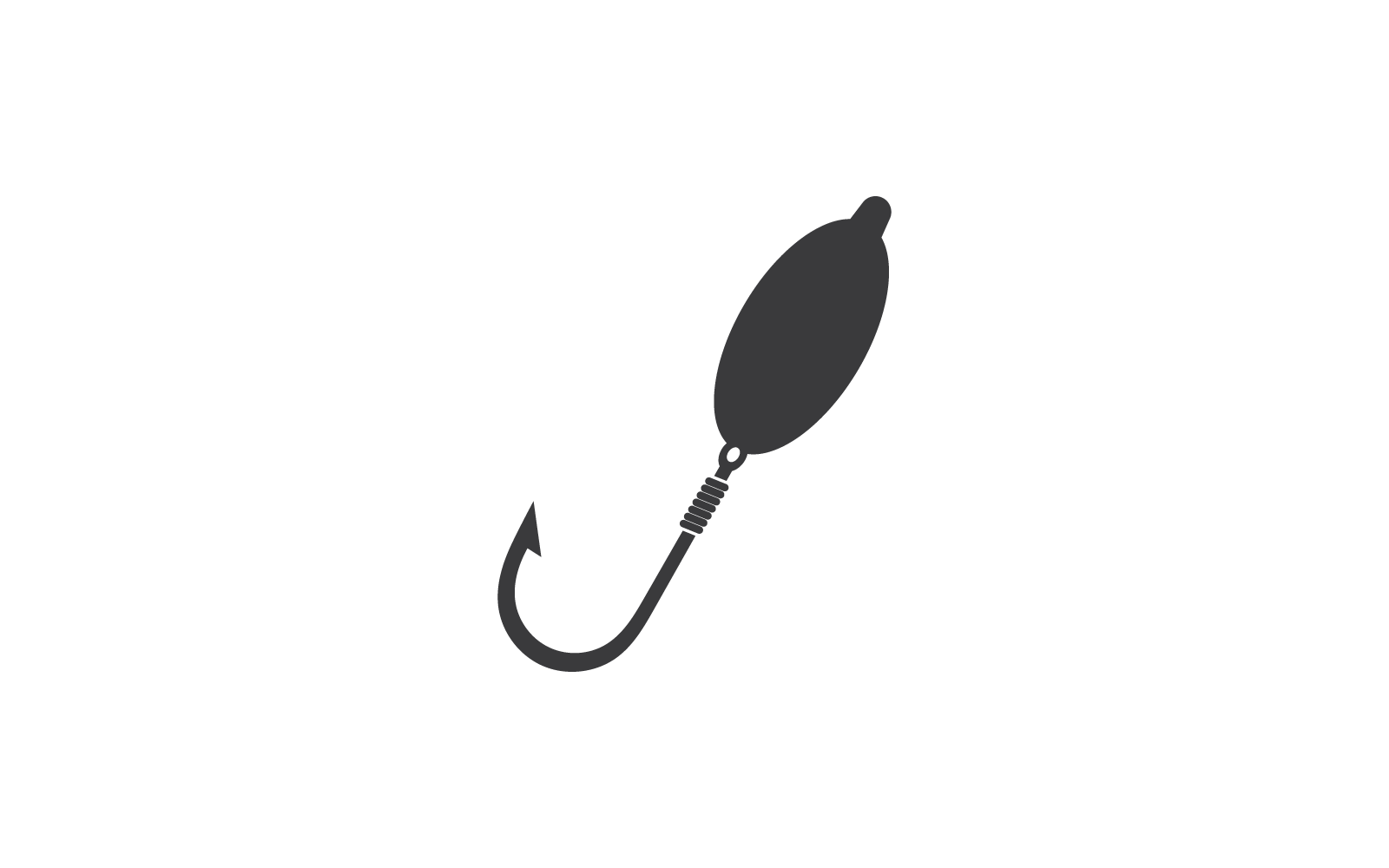 Lure-ontwerp illustratie vector pictogram sjabloon