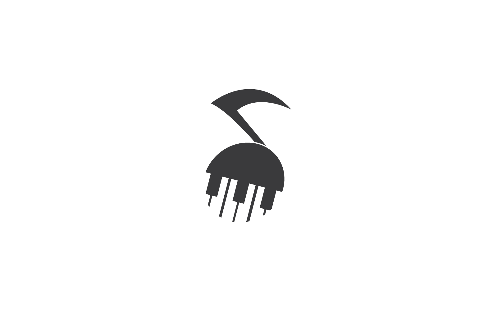 Piano illustration icon flat design