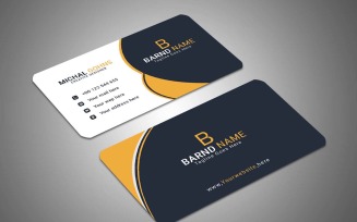 Business card design template,