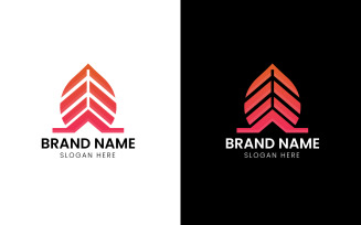 Leaf rooftop home logo-11-523