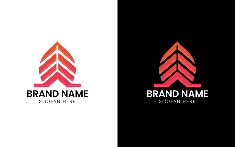 Leaf rooftop home logo-11-523 Logo Template