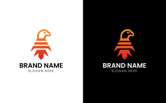 Rocket Eagle vector company logo-11-524