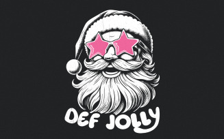 Def Jolly PNG, Santa PNG, Retro Christmas PNG, Kids Christmas, Christmas Shirt png, Sublimation