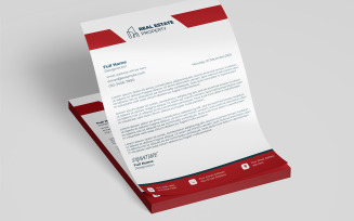 Bold Business Letterhead Template | Modern Branding PSD