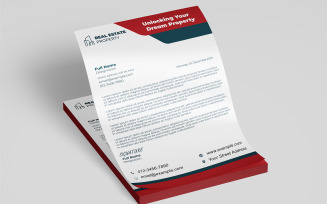 Simple Business Letterhead Template | Corporate Stationery PSD