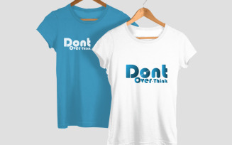 Typography T Shirt Design letters