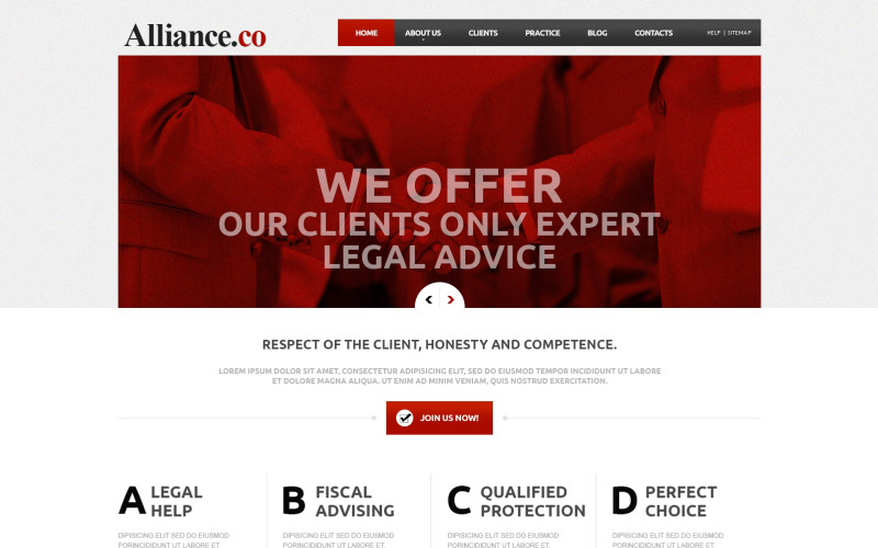 Law Firm Responsive Joomla Template